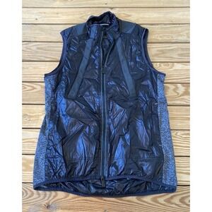 Blanc Noir Full Zip Vest Size Medium Men’s Black